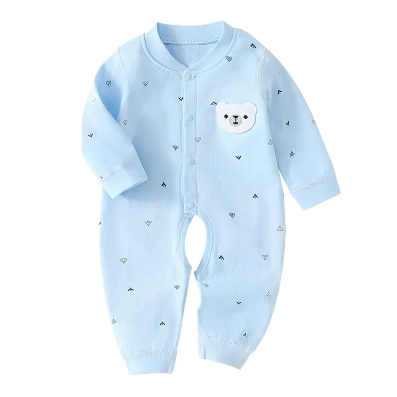 Pure Cotton Baby Jumpsuit for Spring and Autumn