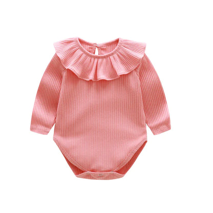Newborn Baby Girl Romper with Candy Ruffles Outfit