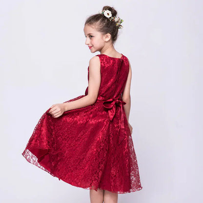 Lace Evening Dress for Girls - Children's Performance Outfit