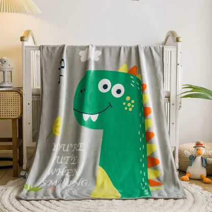 Cartoon Nursery Nap Blanket for Infants and Toddlers