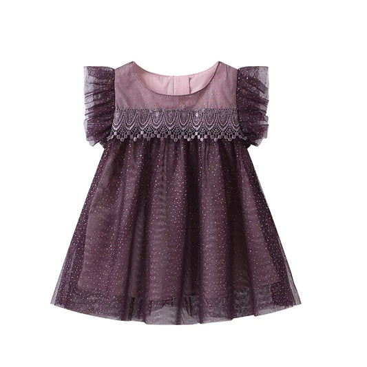 Summer Girls' Dress - Princess Tulle Chiffon Sleeveless