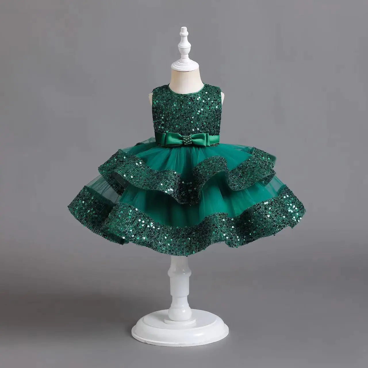 New Arrival Sequin Princess Dress for Baby Girls