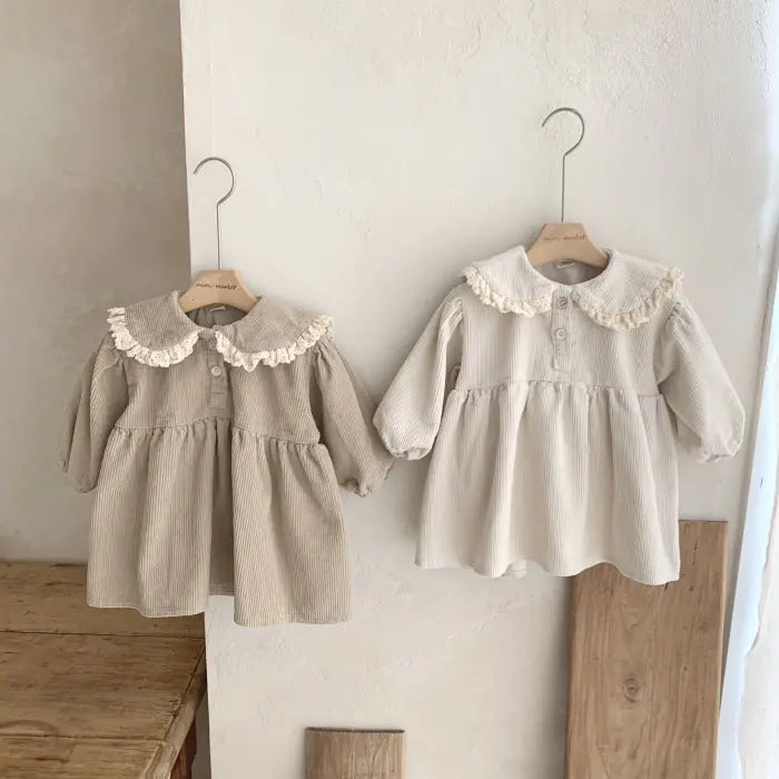 Baby Lace Doll Collar Dress for Girls