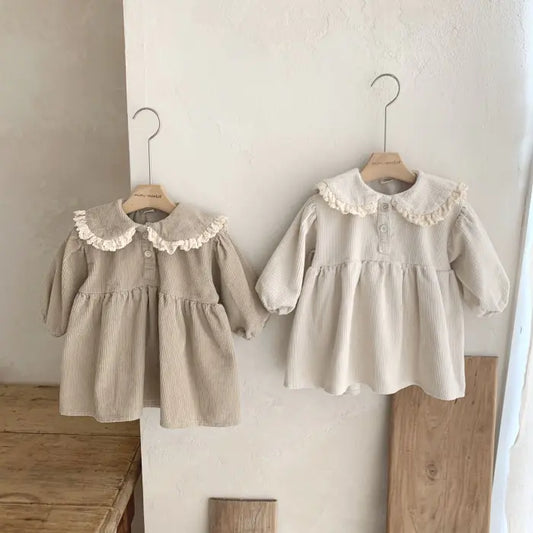 Baby Lace Doll Collar Dress for Girls