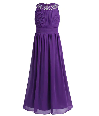 Girls' Summer Dress - Princess Gown for Performances