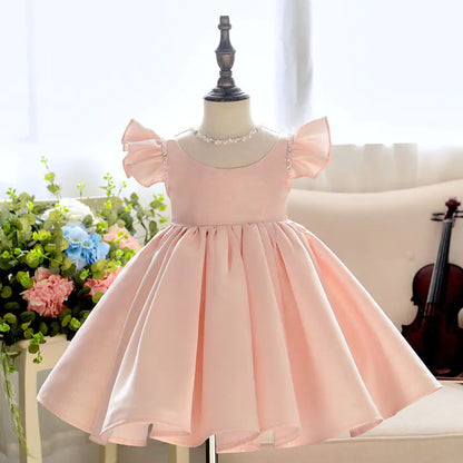 Flower Girl Dress for Baby's First Birthday Evening