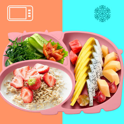 Silicone Dinner Plate for Infants and Toddlers