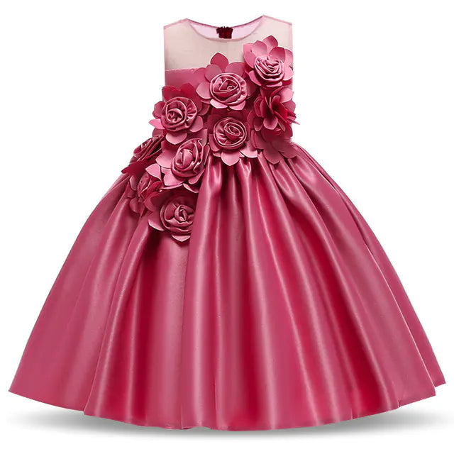 Elegant Summer Party Dress for Baby Girls (Ages 3-10)