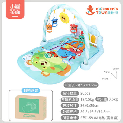 Baby Gym Play Mat with Music Piano for Infants