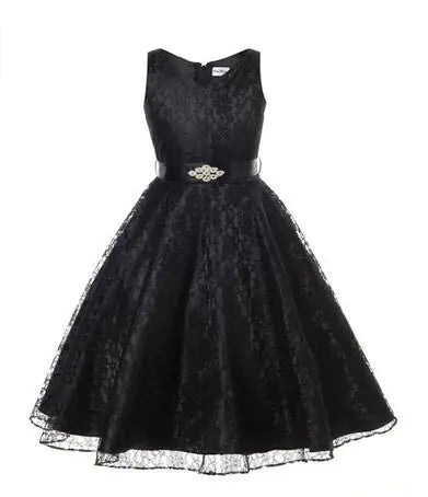 Lace Evening Dress for Girls - Children's Performance Outfit
