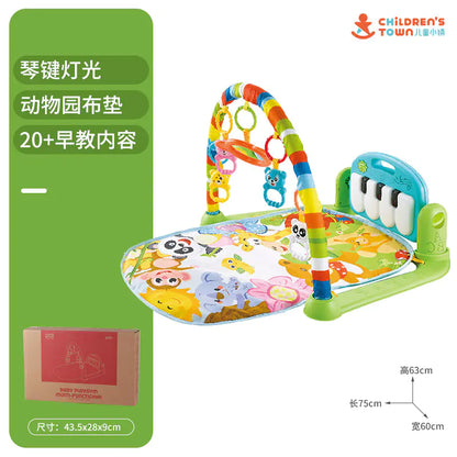 Baby Gym Play Mat with Music Piano for Infants