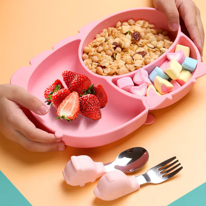 Silicone Dinner Plate for Infants and Toddlers