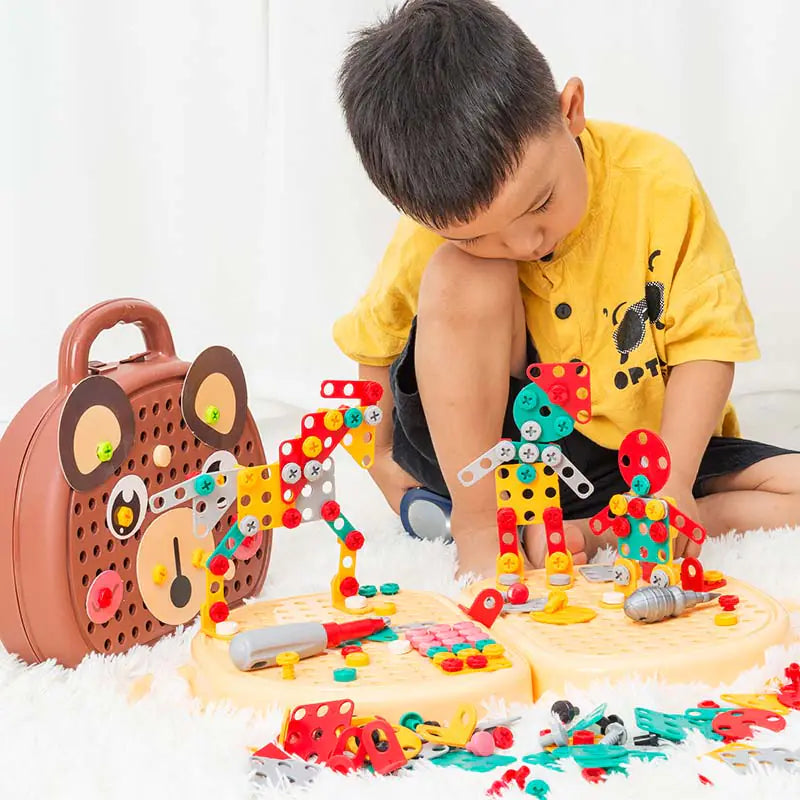 Montessori Pretend Play Toolbox for Kids Age 3+
