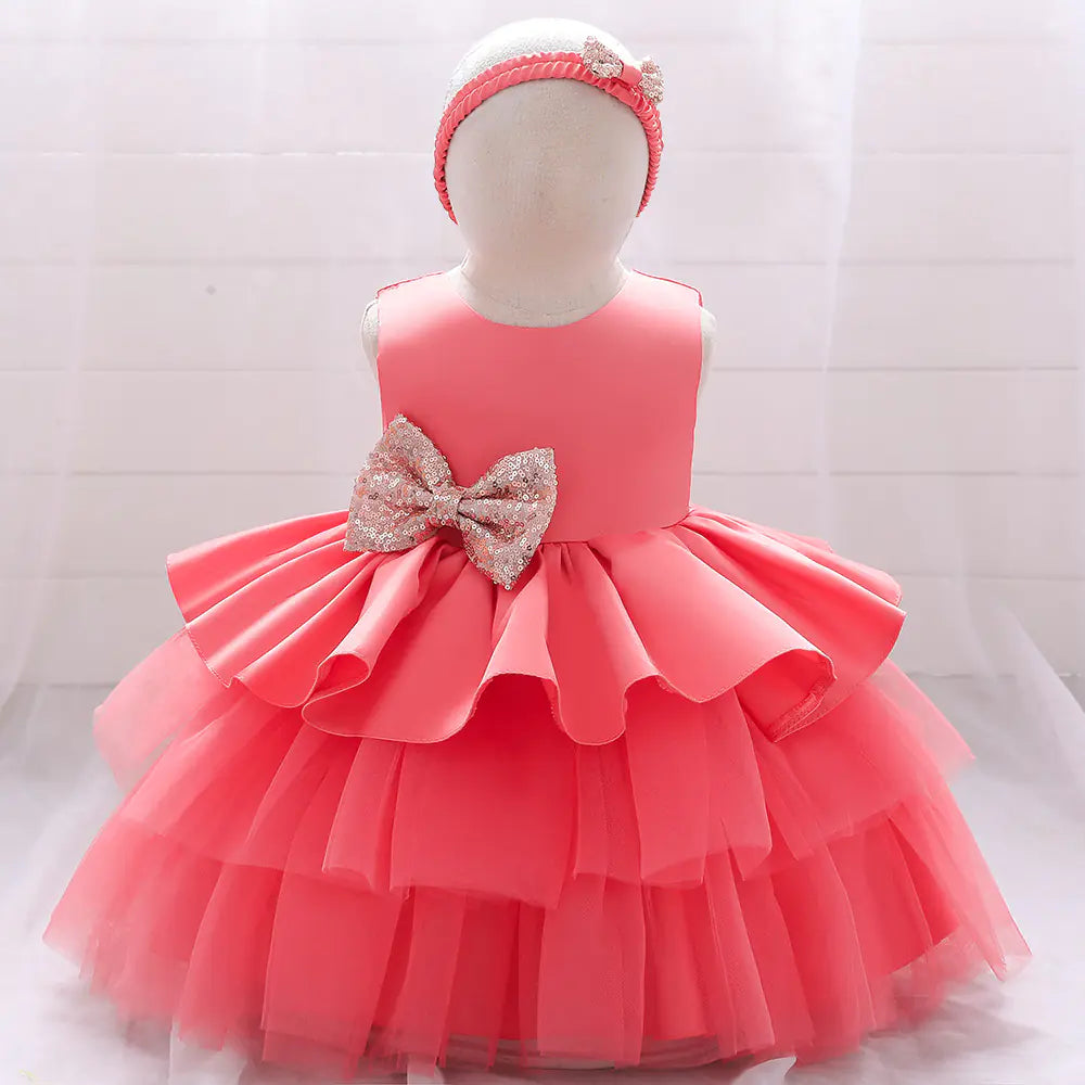 Cute Girl Lace Bow Tutu Skirt for Baby Princess Dress