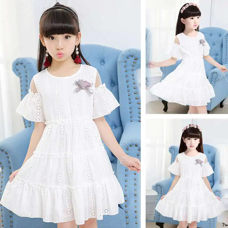 Cute Korean Western Girls' Summer Princess Dress
