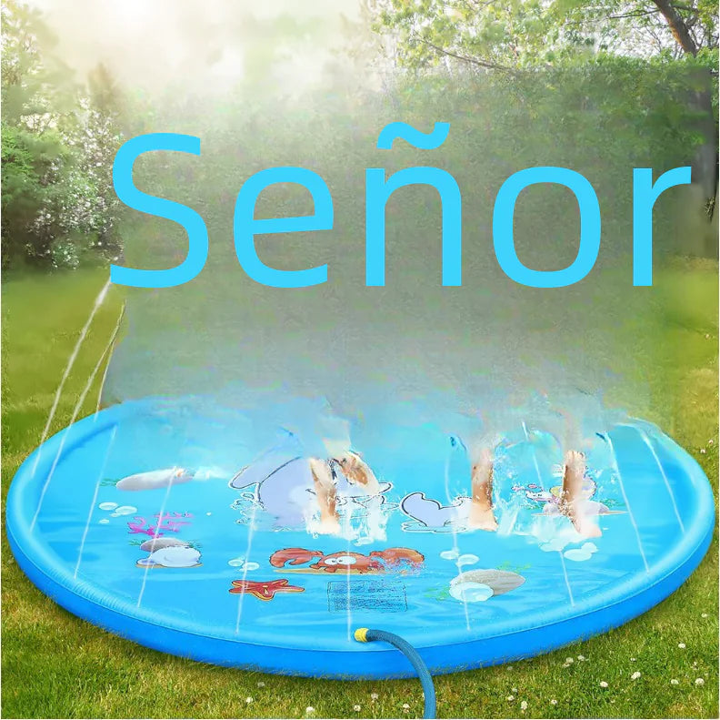 PVC Sprinkler Mat 170cm for Kids Outdoor Play