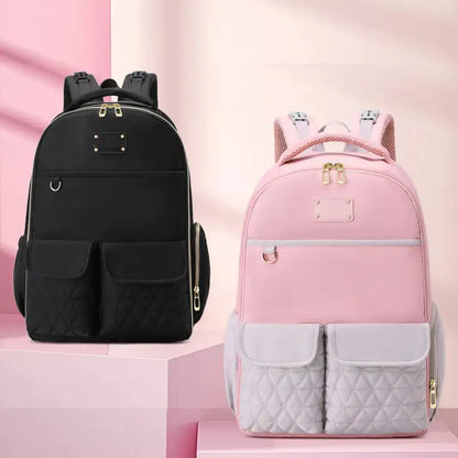 Large Capacity Multi-Pocket Mummy Diaper Bag Backpack