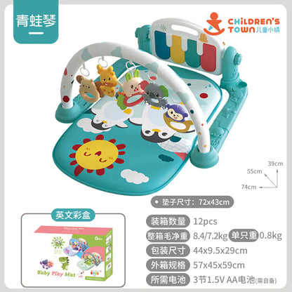 Baby Gym Play Mat with Music Piano for Infants