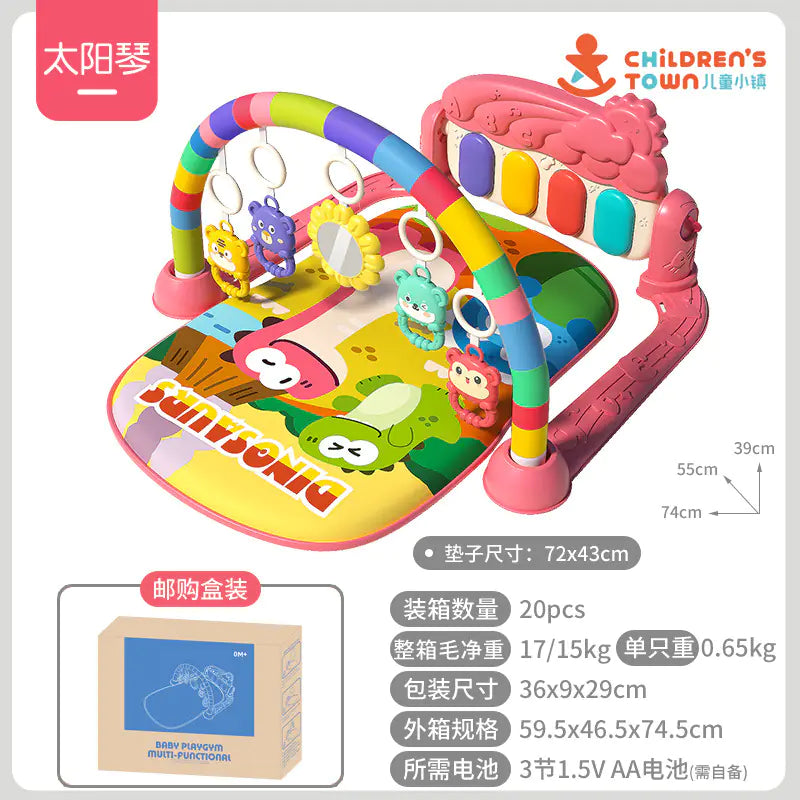 Baby Gym Play Mat with Music Piano for Infants