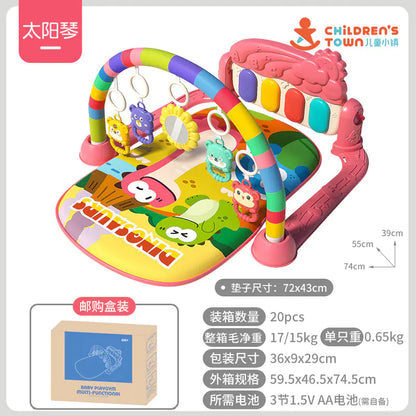 Baby Gym Play Mat with Music Piano for Infants