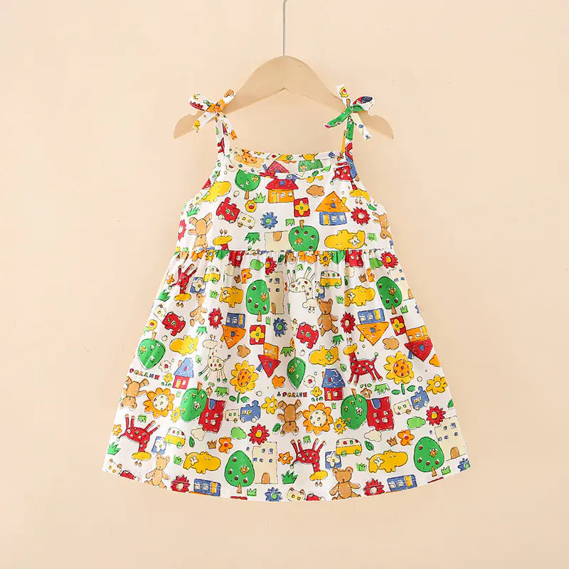 2024 Summer Girls' Floral Princess Dress (New Style)