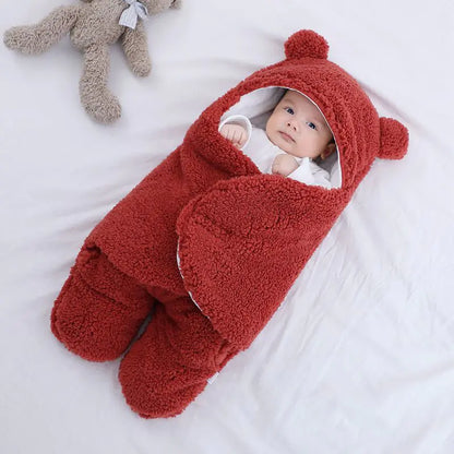Thick Baby Swaddle for Autumn and Winter Newborns