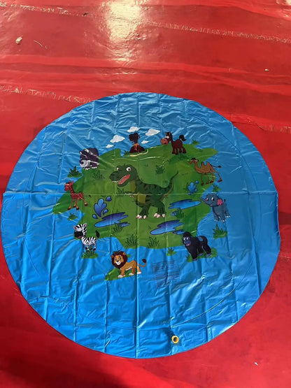 PVC Sprinkler Mat 170cm for Kids Outdoor Play