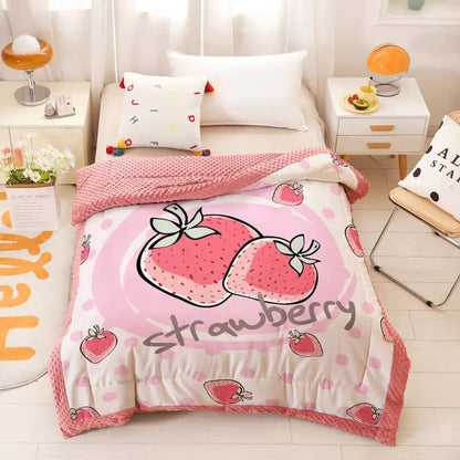 Cartoon Children's Doudou Blanket for Infants and Toddlers