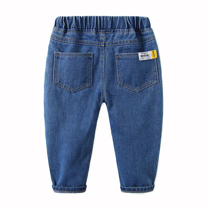 Boys' Casual Long Jeans for Spring and Autumn