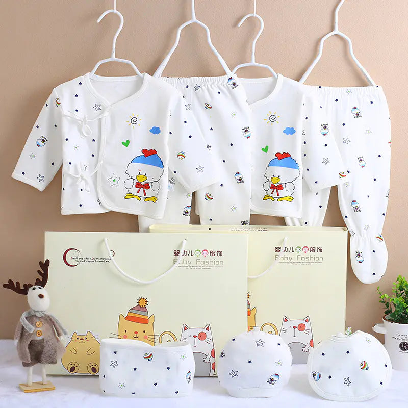 Newborn Baby Gift Set - Cotton Clothes for Infants