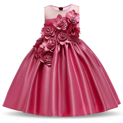 Elegant Summer Party Dress for Baby Girls (Ages 3-10)