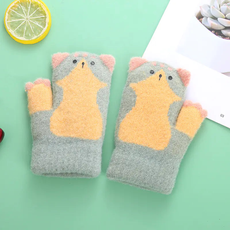 Baby Bags with Plush Touch Screen Gloves for Ages 3-5