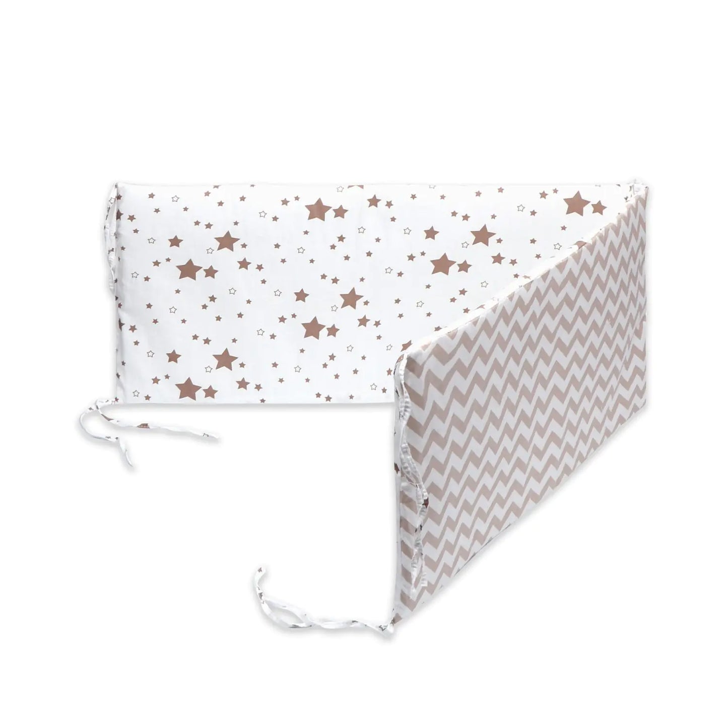 Thick One-Piece Crib Bumper Cushion for Baby Bed