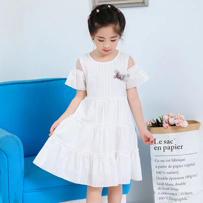 Cute Korean Western Girls' Summer Princess Dress