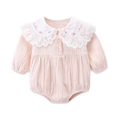 Spring Triangle Embroidery Climbing Clothes for Girls