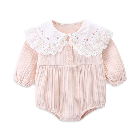 Spring Triangle Embroidery Climbing Clothes for Girls