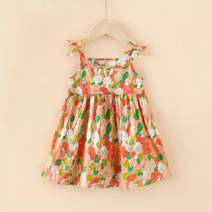 2024 Summer Girls' Floral Princess Dress (New Style)