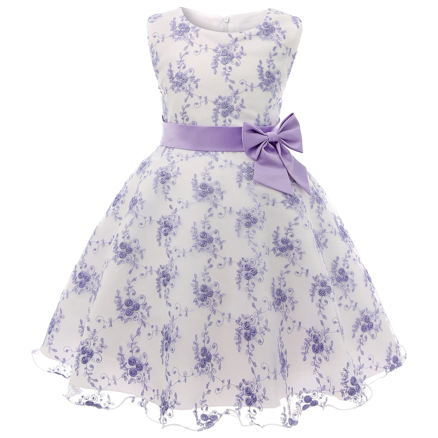 Embroidered Lace Princess Dress for Girls