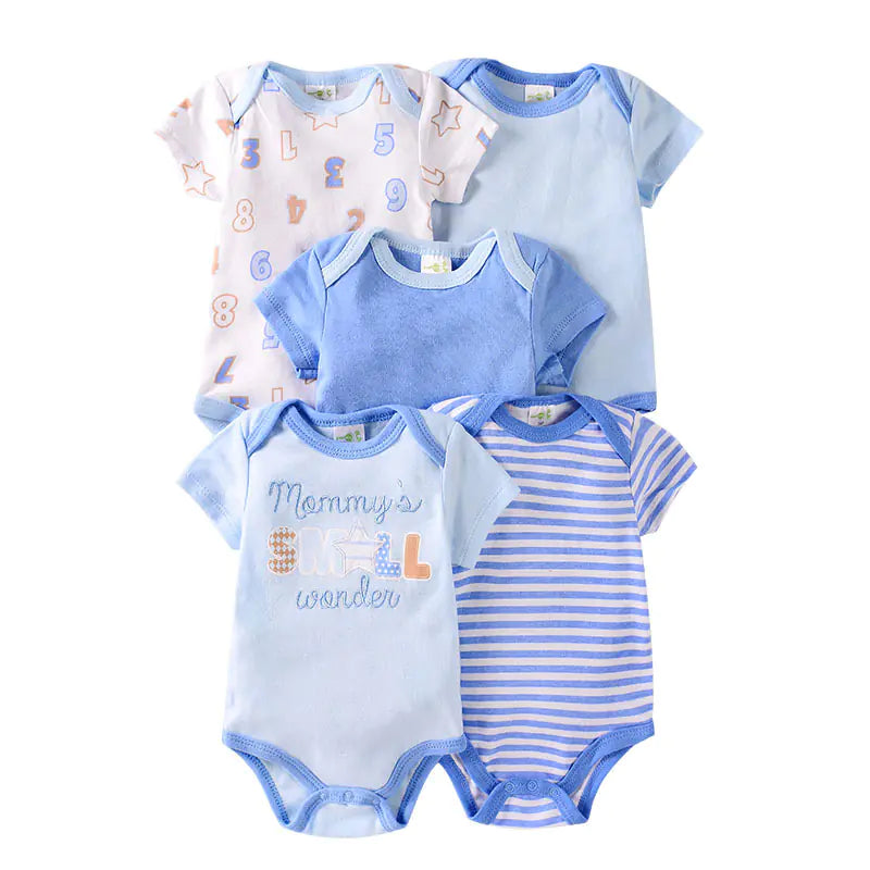 Summer 2020 Cotton Short Sleeve Baby Romper Set