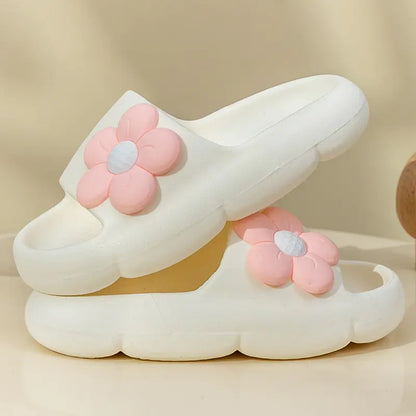 Cute Cartoon Flower Slippers for Kids (Ages 3-12)