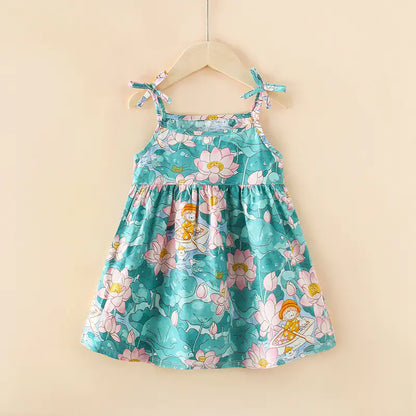2024 Summer Girls' Floral Princess Dress (New Style)