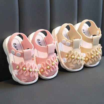 Cute Non-slip Princess Sandals for Baby Girls (0-3Y)