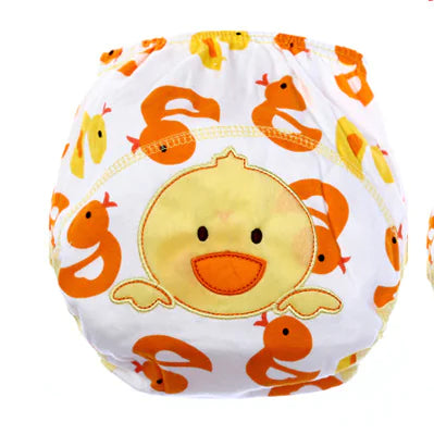 Cartoon Baby Training Pants, Washable Cotton Diapers