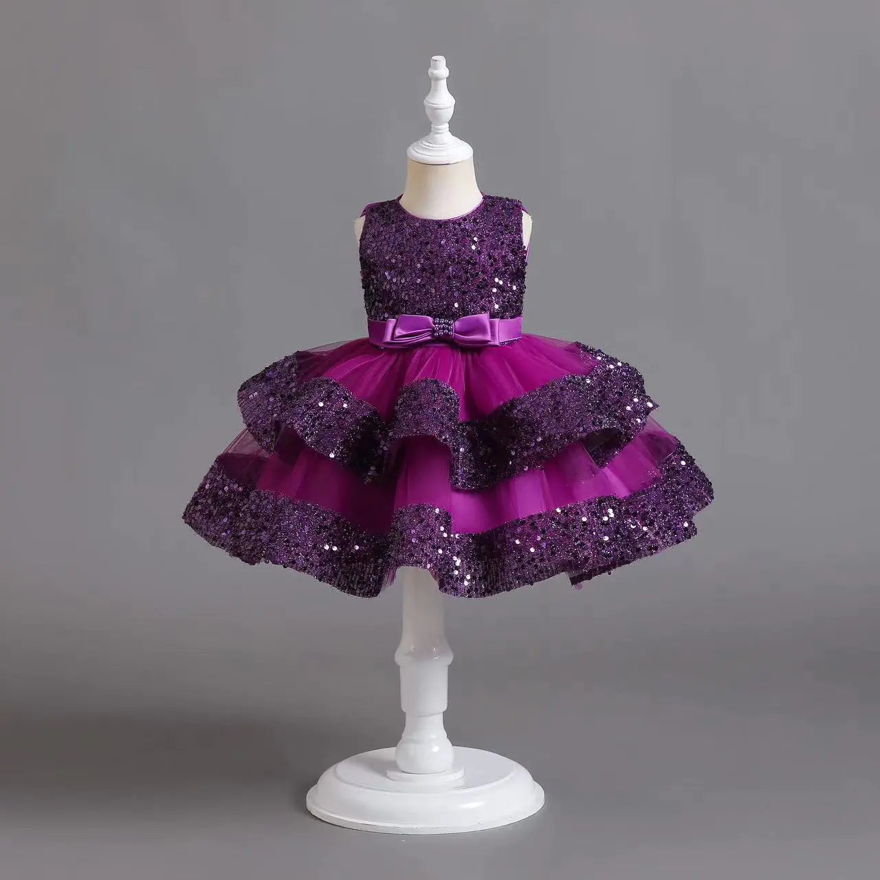 New Arrival Sequin Princess Dress for Baby Girls