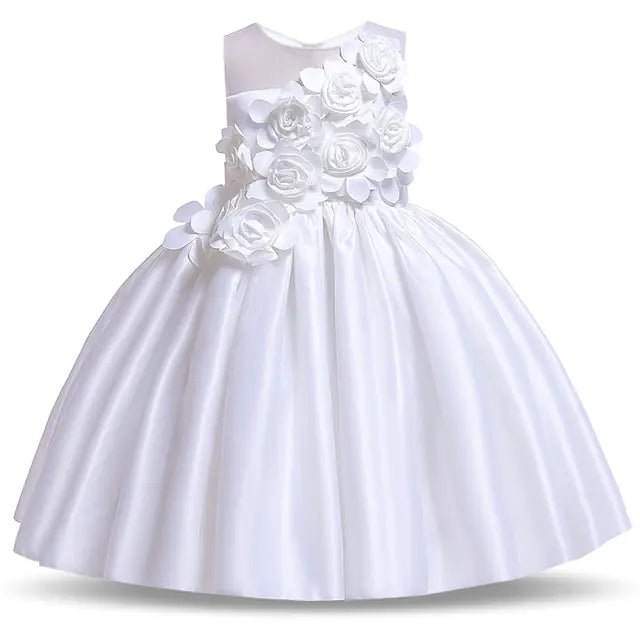 Elegant Summer Party Dress for Baby Girls (Ages 3-10)