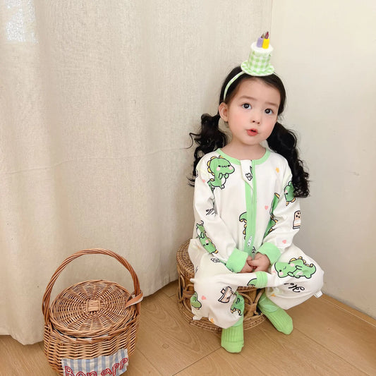 Cotton Sleeping Bag for Kids - Long Sleeve & Split Legs