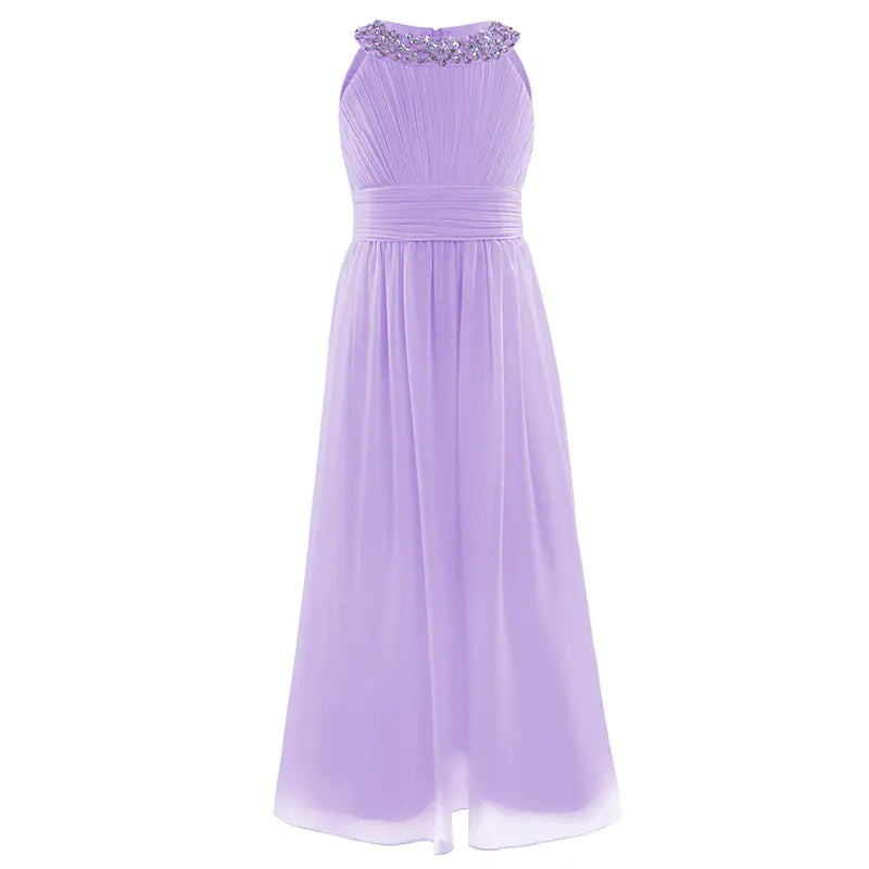 Girls' Summer Dress - Princess Gown for Performances