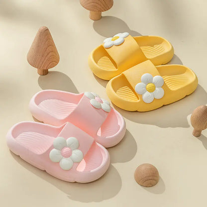 Cute Cartoon Flower Slippers for Kids (Ages 3-12)