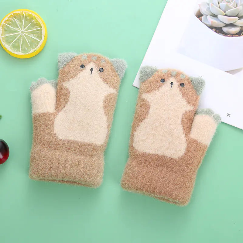 Baby Bags with Plush Touch Screen Gloves for Ages 3-5