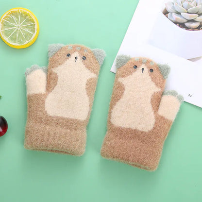 Baby Bags with Plush Touch Screen Gloves for Ages 3-5